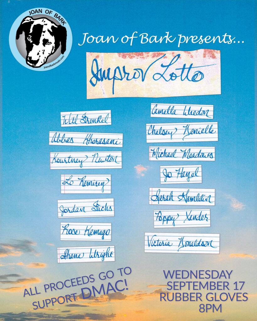 Joan of Bark presents September 17, 2025