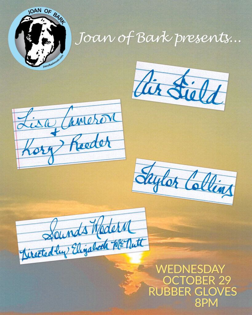 Joan of Bark presents October 29, 2025